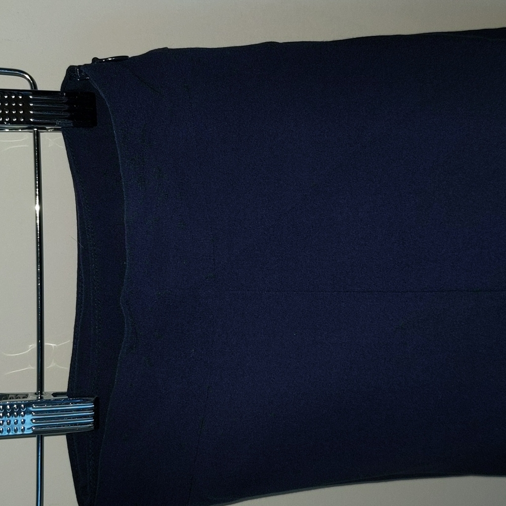 Covington Stretch 16 Navy Blue Career Wear Skirt - Picture 2 of 3